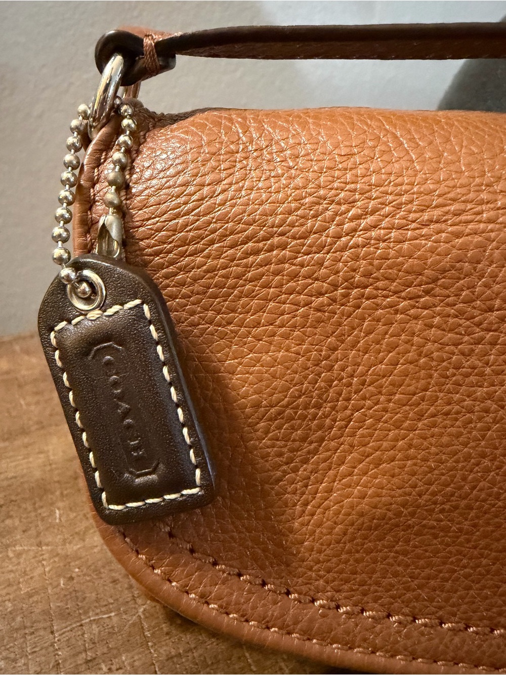 Coach Park Leather Flap Large Wristlet - Picture 4 of 14